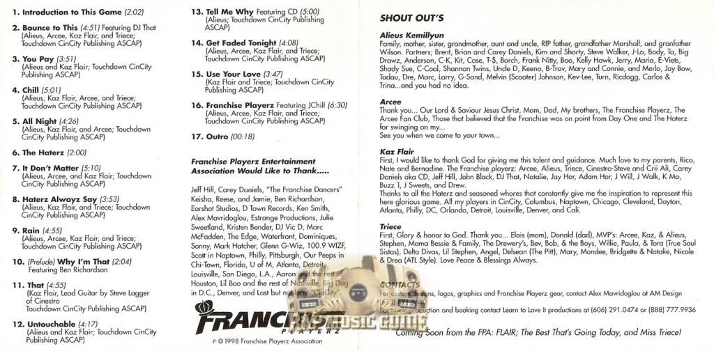 Franchise Playerz - Franchise Playerz: 1st Press. CD | Rap Music Guide